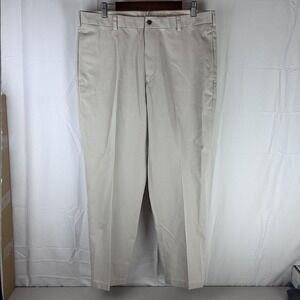 Brooks Brothers Chino Pants Mens 38x30 Khaki Advantage Clark‎ Flat Front Casual